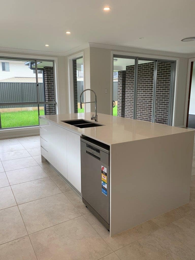 Kitchen island stone